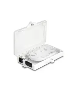 תיבת מסוף FTTH לניהול סיבים אופטיים 2 ליבות ליבות אטומה נגד מים IP65 להרכבה DELOCK 87899