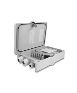 תיבת מסוף FTTH לניהול סיבים אופטיים 6 ליבות אטומה נגד מים IP55 להרכבה DELOCK | 87900