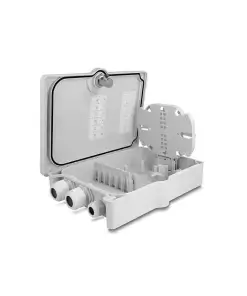 תיבת מסוף FTTH לניהול סיבים אופטיים 6 ליבות אטומה נגד מים IP55 להרכבה DELOCK | 87900