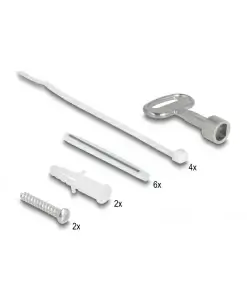 תיבת מסוף FTTH לניהול סיבים אופטיים 6 ליבות אטומה נגד מים IP65 להרכבה DELOCK | 87901