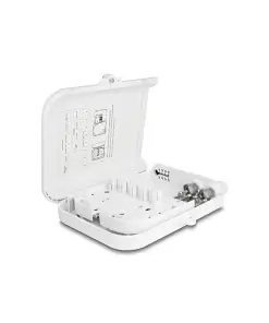 תיבת מסוף FTTH לניהול סיבים אופטיים 8 ליבות אטומה נגד מים IP65 להרכבה DELOCK | 87902