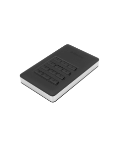 דיסק קשיח HDD חיצוני SECURE HDD W/KEYPAD USB3.1 GEN1 2TB בצבע שחור Verbatim | 53403
