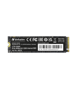 זיכרון SSD פנימי PCIe NVMe M.2 SSD 2TB בצבע שחור Verbatim | 49376 | Vi3000