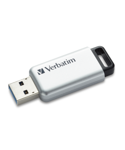 זיכרון נייד USB דיסק-און-קי חיצוני USB 3.0 DRIVE 32GB SECURE DATA PRO (PC&MAC) בצבע אפור Verbatim | 98665