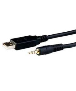 כבל USB ל-UART עם אותות UART ברמת +5V TTL בצבע שחור ftdichip | TTL-234X-5V-AJ