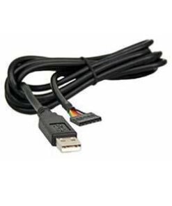 כבל USB ל-UART תומך באותות UART +3.3V בצבע שחור ftdichip | TTL-232R-3V3