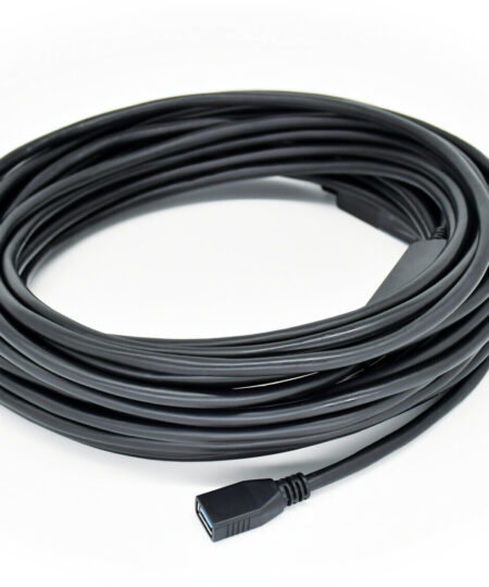 כבל מאריך USB 3.0 Active בצבע שחור באורך 4.6 מטר Kramer | CA–USB3/AAE–15