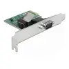 כרטיס PCIe x1 Serial RS-232 Low profile עם יציאת DB9 צ'יפ ASIX כסף DELOCK | 89948