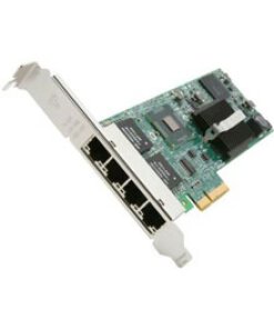 כרטיסי רשת Quad Port Gigabit Ethernet I350-T4 אינטל בצבע כסף Intel | I350T4V2BLK