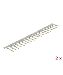 מגעים לחיצה עבור מחברי D-Sub HD זכר סט 40 יח' בצבע אפור DELOCK | 66732