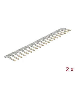 מגעים לחיצה עבור מחברי D-Sub HD נקבה סט 40 יח' בצבע אפור DELOCK | 66733