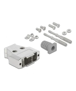 מכסה מתכתי למחבר D-Sub 15 בצבע אפור DELOCK 66626