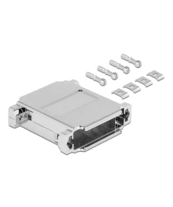 מכסה עבור 2 מחברים D-Sub 25 בצבע אפור DELOCK | 66815