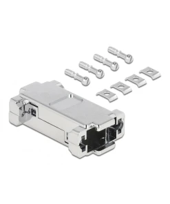 מכסה עבור 2 מחברים D-Sub 9 בצבע אפור DELOCK | 66813