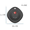 מכשיר מעקב My Finder חיבור Bluetooth פריט Tracker 1pk בצבע שחור Verbatim | 32130
