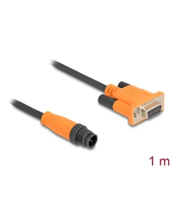 ממיר M12 CAN Bus לחיבור D-Sub 9 אורך 1 מטר DELOCK | 66745