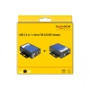 ממיר USB 2.0 לחיבור DB9 Serial RS-422/485 עם הגנת 15kV ESD צ'יפ FTDI בצבע שחור DELOCK | 87585