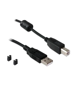 ממיר USB 2.0 לחיבור DB9 Serial RS-422/485 עם הגנת 15kV ESD צ'יפ FTDI בצבע שחור DELOCK | 87585