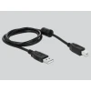 ממיר USB 2.0 עם 4 חיבורים DB9 Serial RS-232 צ'יפ בצבע כסף DELOCK | 87414