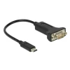 ממיר USB-C לחיבור DB9 Serial RS-232 צ'יפ FTDI אורך 15 ס