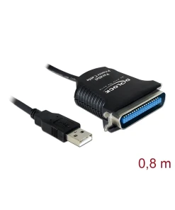 ממיר USB לחיבור C-36 LPT אורך 80 ס"מ DELOCK | 82001