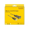 ממיר USB לחיבור DB9 Serial RS-232 עם 3 LED x צ'יפ Prolific אורך 2 מטר DELOCK | 64073