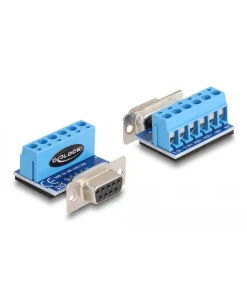 ממיר USB לחיבור DB9 Serial RS-422/485 צ'יפ FTDI אורך 80 ס"מ בצבע שחור DELOCK | 62406