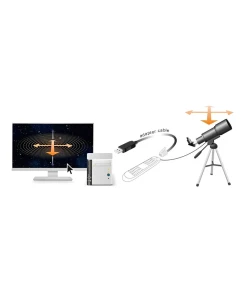 ממיר USB לחיבור RJ12 Serial RS-232 עם הגנת ESD צ'יפ FTDI עבור Skywatcher בצבע שחור DELOCK | 66735