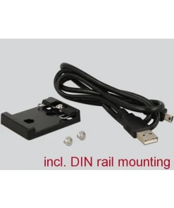 ממיר USB לחיבור Terminal Block Serial RS-422485 עם בידוד גלווני 3kV עמיד בטמפרטורה 30°C- עד 75°C צ'יפ FTDI בצבע שחור DELOCK 62501