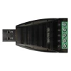 ממיר USB לחיבור Terminal Block Serial RS-422/485 עם הגנת מתח 600W עמיד בטמפרטורה 40°C- עד 85°C צ'יפ FTDI בצבע שחור DELOCK | 87738