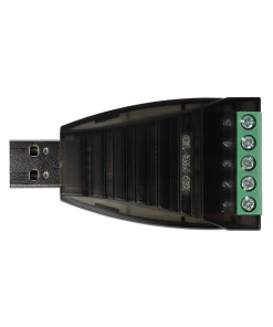 ממיר USB לחיבור Terminal Block Serial RS-422/485 עם הגנת מתח 600W עמיד בטמפרטורה 40°C- עד 85°C צ'יפ FTDI בצבע שחור DELOCK | 87738