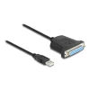 ממיר USB לחיבור פרלל DB25 Parallel אורך 80 ס
