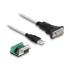 ממיר USB לתקע DB9 Serial RS-422/485 צ'יפ FTDI אורך 1.8 מטר בצבע שחור DELOCK | 63465