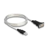 ממיר USB לתקע DB9 Serial RS-422/485 צ'יפ FTDI אורך 1.8 מטר בצבע שחור DELOCK | 63465