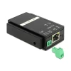 ממיר אתרנט RJ45 LAN TCPIP לחיבור DB9 Serial RS-232 בצבע שחור DELOCK 62504