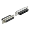 מעביר שקע D-Sub 25 Pin לשקע RJ45 בצבע אפור DELOCK | 65600