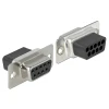 מעביר שקע D-Sub 9 Pin לשקע RJ45 בצבע אפור DELOCK | 66164