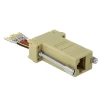 מעביר שקע D-Sub 9 Pin לשקע RJ45 בצבע אפור DELOCK | 66164
