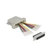 מעביר תקע D-Sub 25 Pin לשני שקעים RJ45 בצבע אפור DELOCK 66833