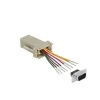 מעביר תקע D-Sub 9 Pin לשקע RJ45 בצבע אפור DELOCK | 65462