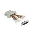 מעביר תקע D-Sub HD 44 Pin לשני שקעים RJ45 בצבע אפור DELOCK | 66835