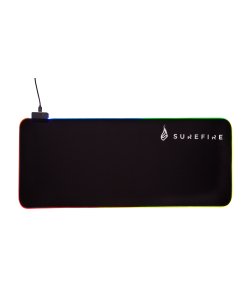 משטח עכבר פד SUREFIRE SILENT FLIGHT RGB 680 GAMING בצבע שחור Verbatim | 48813