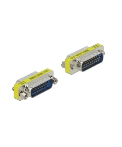 מתאם D-Sub HD 26 ז/ז בצבע צהוב DELOCK | 65112