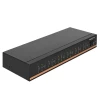 רכזת USB 2.0 עם 12 חיבורים DB9 Serial RS-232 + הגנת 15kV ESD צ'יפ FTDI בצבע שחור DELOCK | 64070