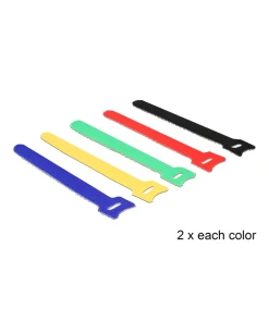 אזיקונים סקוטש דו צדדי במגוון צבעים סט 10 יח' במגוון צבעים DELOCK | 18636