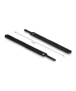 אזיקונים סקוטש דו צדדי דגם D19011 סט 10 יח' צבע שחור DELOCK | 19010