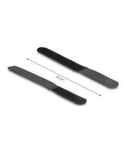 אזיקונים סקוטש דו צדדי דגם D19110 סט 10 יח' צבע שחור DELOCK | 19110