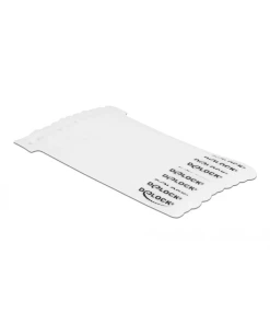 אזיקונים סקוטש דו צדדי סט 10 יח' צבע לבן DELOCK | 19523