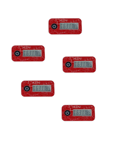 אסימון חומרה 5 יח' עם Hash SHA1 קלאסי TOTP בצבע אדום Token | c202X5