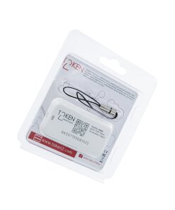 אסימון חומרה עם Hash SHA1 קלאסי TOTP בצבע אדום Token | c202